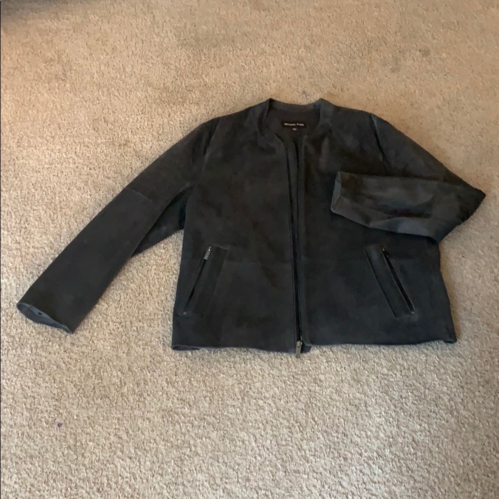 Micheal Kors grey suede jacket size XXL